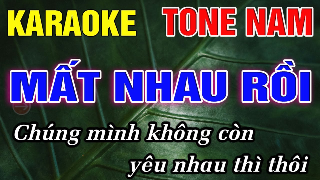 Mất Nhau Rồi Karaoke Tone Nam Karaoke Đức Duy - Beat 2026