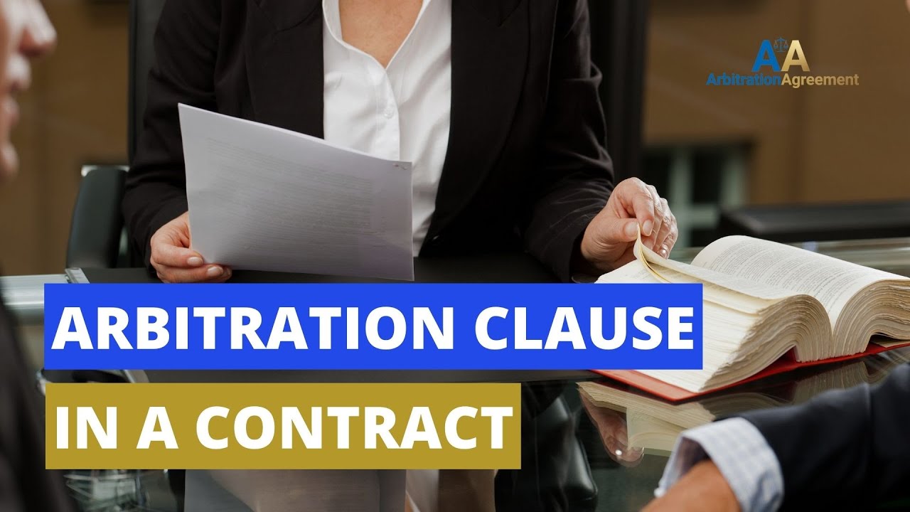 Arbitration Clause in a Contract ⚖️👨🏻&zwj;💼 binds signers to handle all disputes with a company