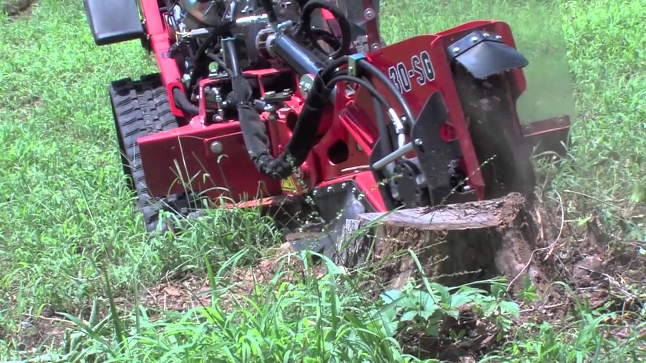 Barreto Stump Grinder Demonstration