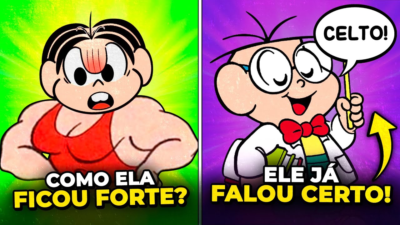 ISSO VOCÊ NÃO SABIA SOBRE TURMA DA MÔNICA