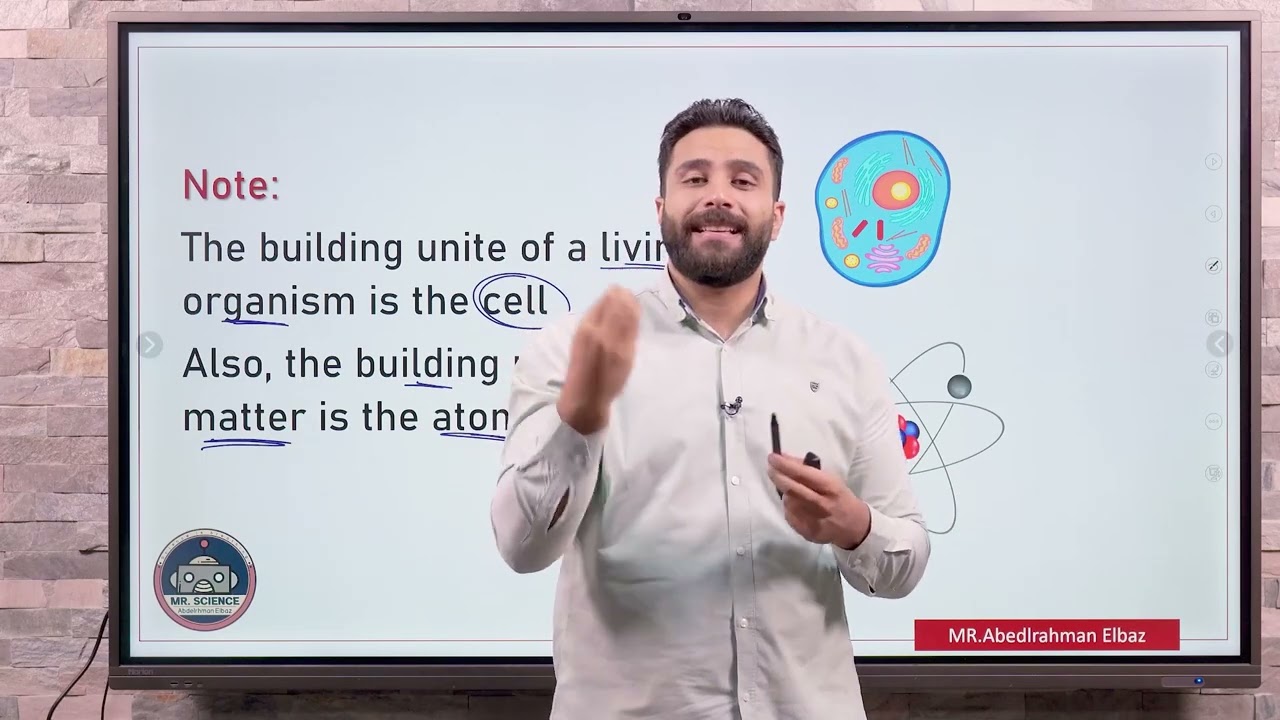 science prep 1 | lesson 1 atomic structure part 1- اول درس ساينس اولي اعدادى لغات المنهج الجديد 2025