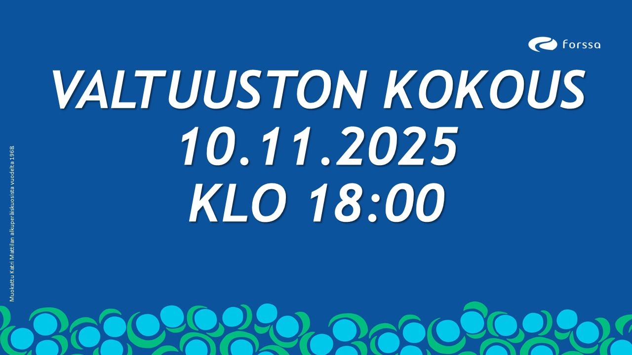 Valtuuston kokous 10.11.2025