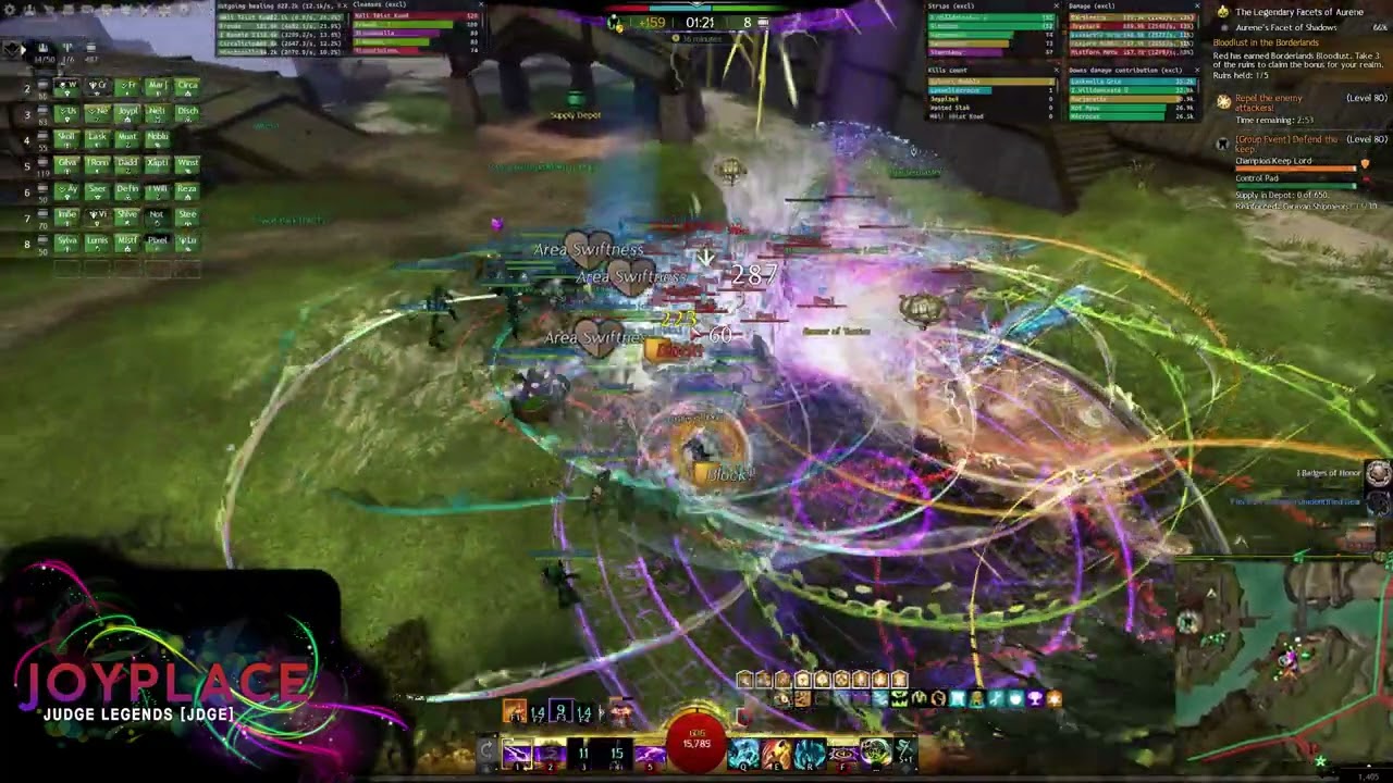 [JDGE/HAYA] gw2 wvw | power spear catalyst testing