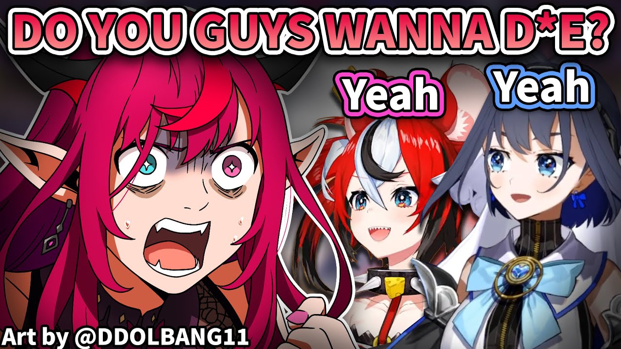 Kronii and Bae Really Terrify IRyS when planning to try Extreme Sports