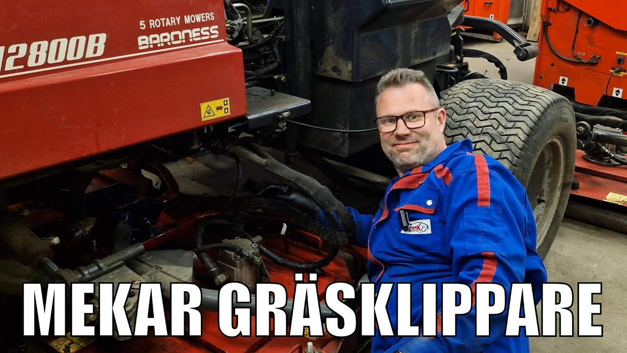 Fixar hydrostatpump på Baroness 2800B