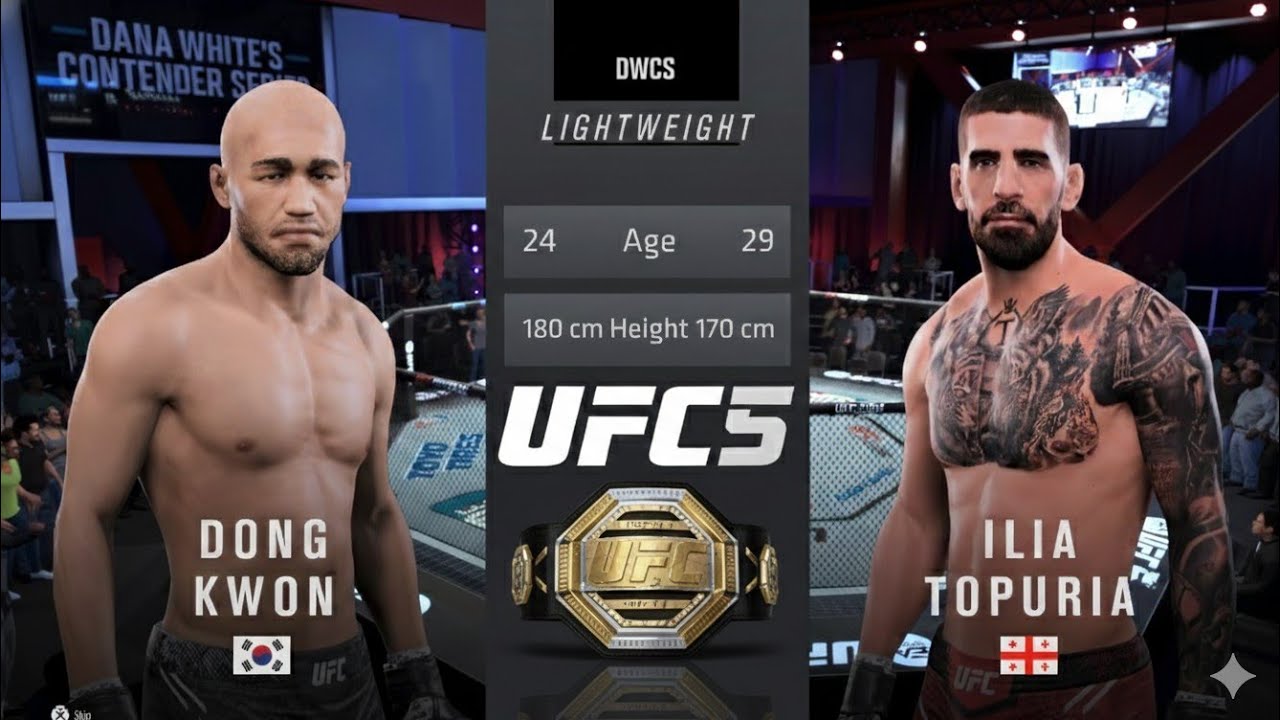 UFC5 CAREER MODE |ILIA TOPURIA First Fight @UFCFIGHTNIGHT_PS5 