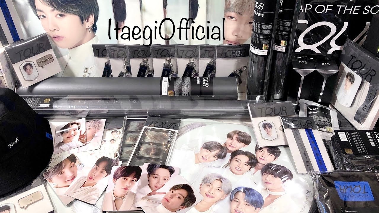 UNBOXING ~ HUGE BTS HAUL ~ MAP OF THE SOUL TOUR MERCH Part 1