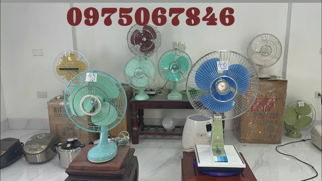 Quạt Nhật lh 0975067846 National Panacool cánh nhựa đục đẹp.Mít thiên nga VIP.hàng sưu tầm 