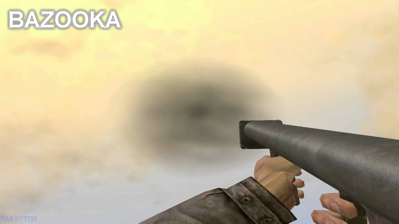 Medal Of Honor Allied Assault All Weapons In Slow Motion HD, DX9, MAX DETAILS , MOH AA
