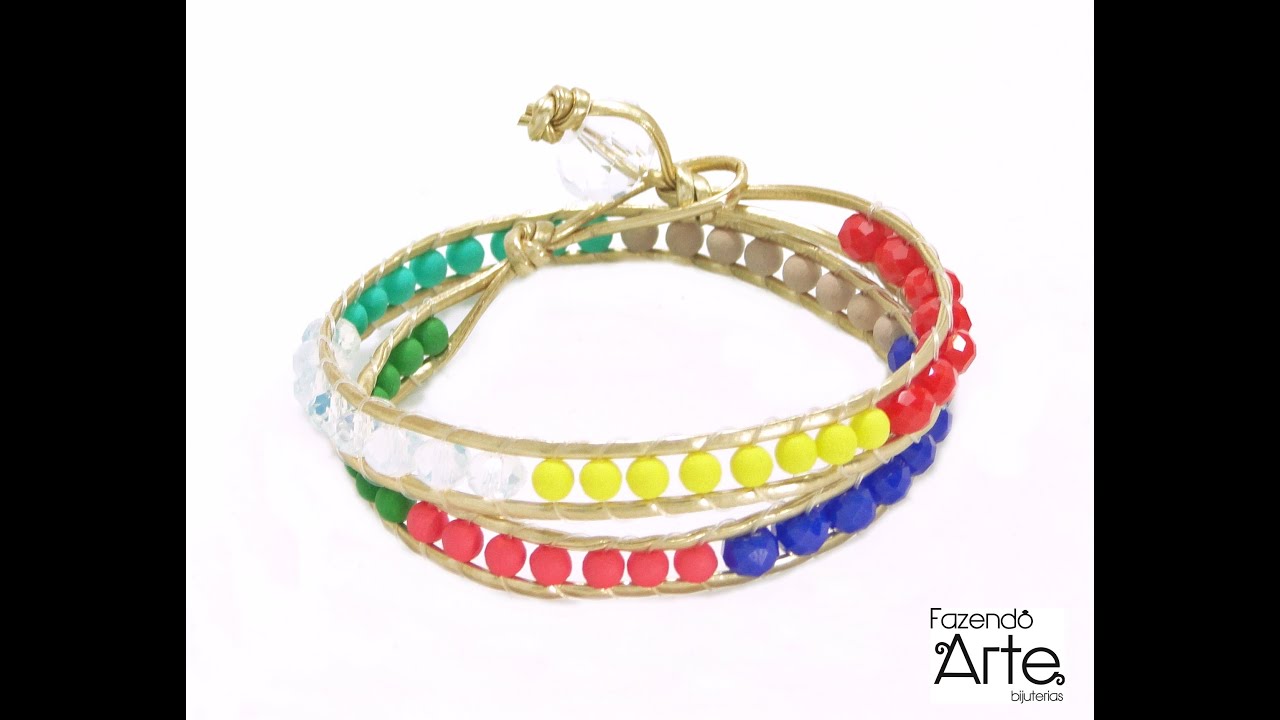 Passo a Passo - Kit Pulseira Chan Luu (KP30)