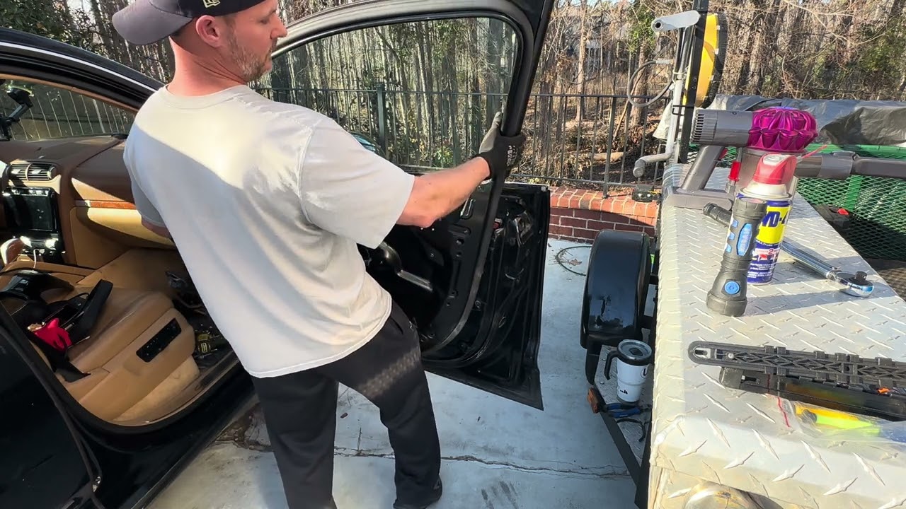 Cayenne 955 inner door frame re-installation