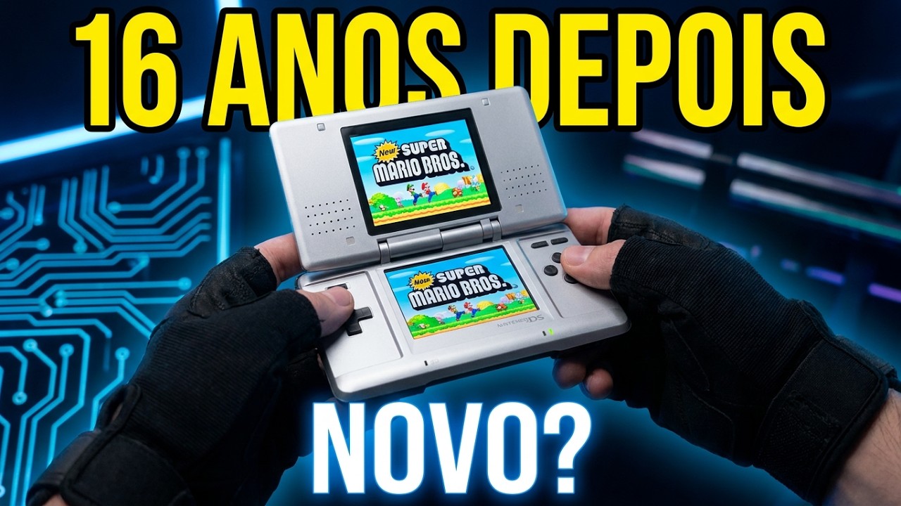 Nintendo DS Console Unboxing - 16 Years Later... (Teste and Gameplay)