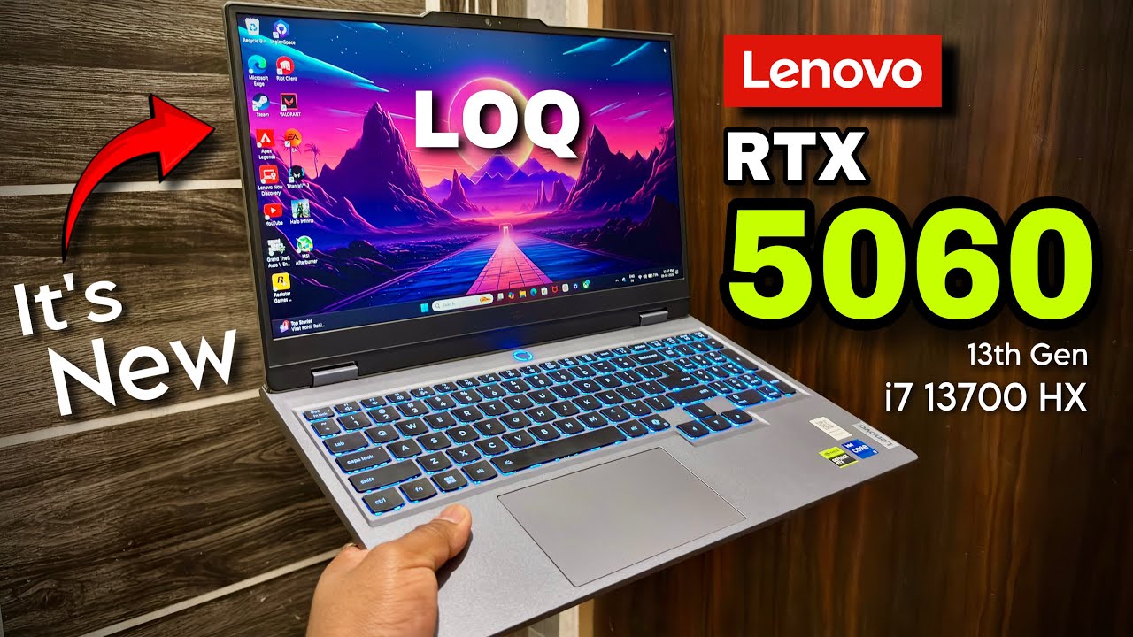 I bought New Lenovo LOQ (Nvidia RTX 5060 + Intel i7 13700 HX) Unboxing, Full Gaming Review