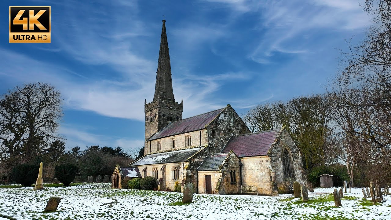Winter in the Highest Village on the Yorkshire Wolds | HUGGATE, ENGLAND.