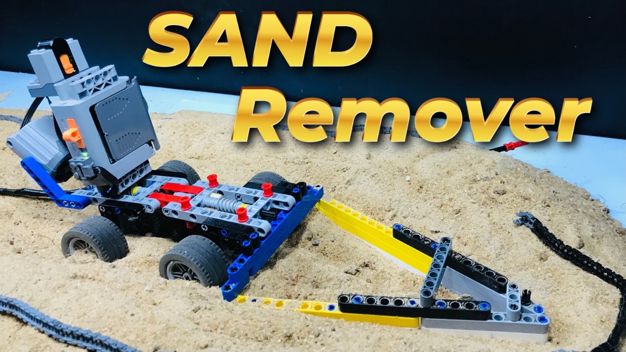 Unstoppable LEGO Bulldozer vs 8cm Sand.
