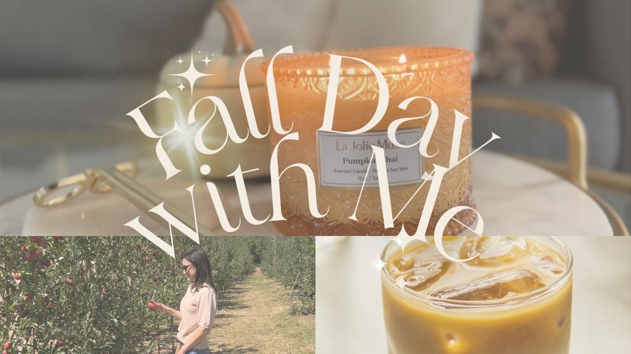 Spend a Cozy Fall Day With Me 🍂 Apple Picking, Pumpkin Treats & Aesthetic Home Vibes