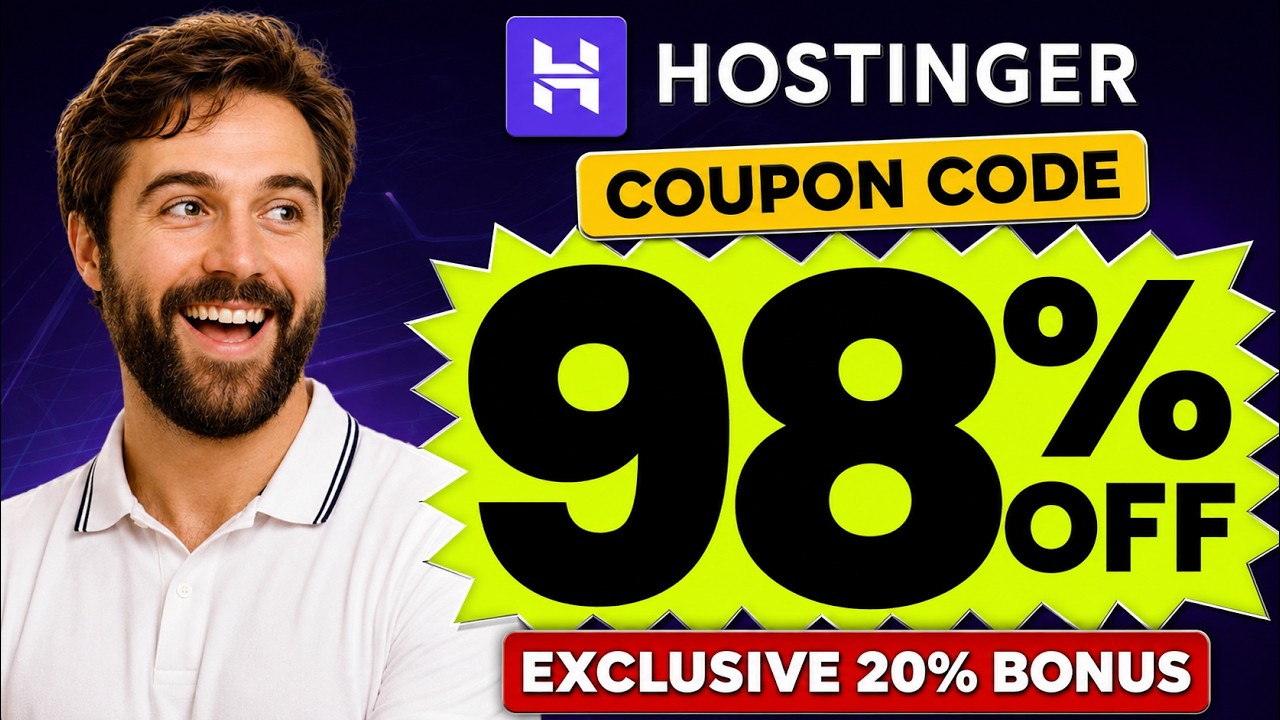 Промокод Hostinger 2026 | Дополнительная скидка 20% на Hostinger | Конструктор сайтов Hostinger