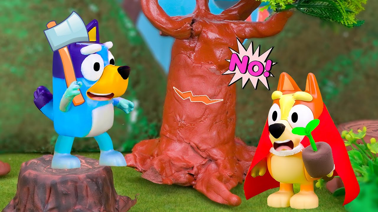 BLUEY Save The Planet! 🌍🔥 Lessons On Climate Change | Recycling & Planting Trees