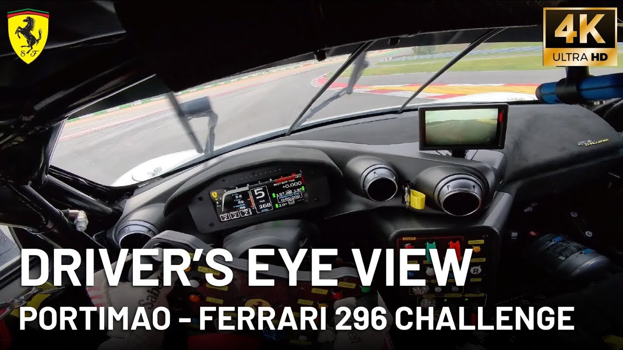 Driver's Eye View | Portimao (RAIN) 2025 | Ferrari 296 Challenge | AF Corse | Insta360 GO 3S
