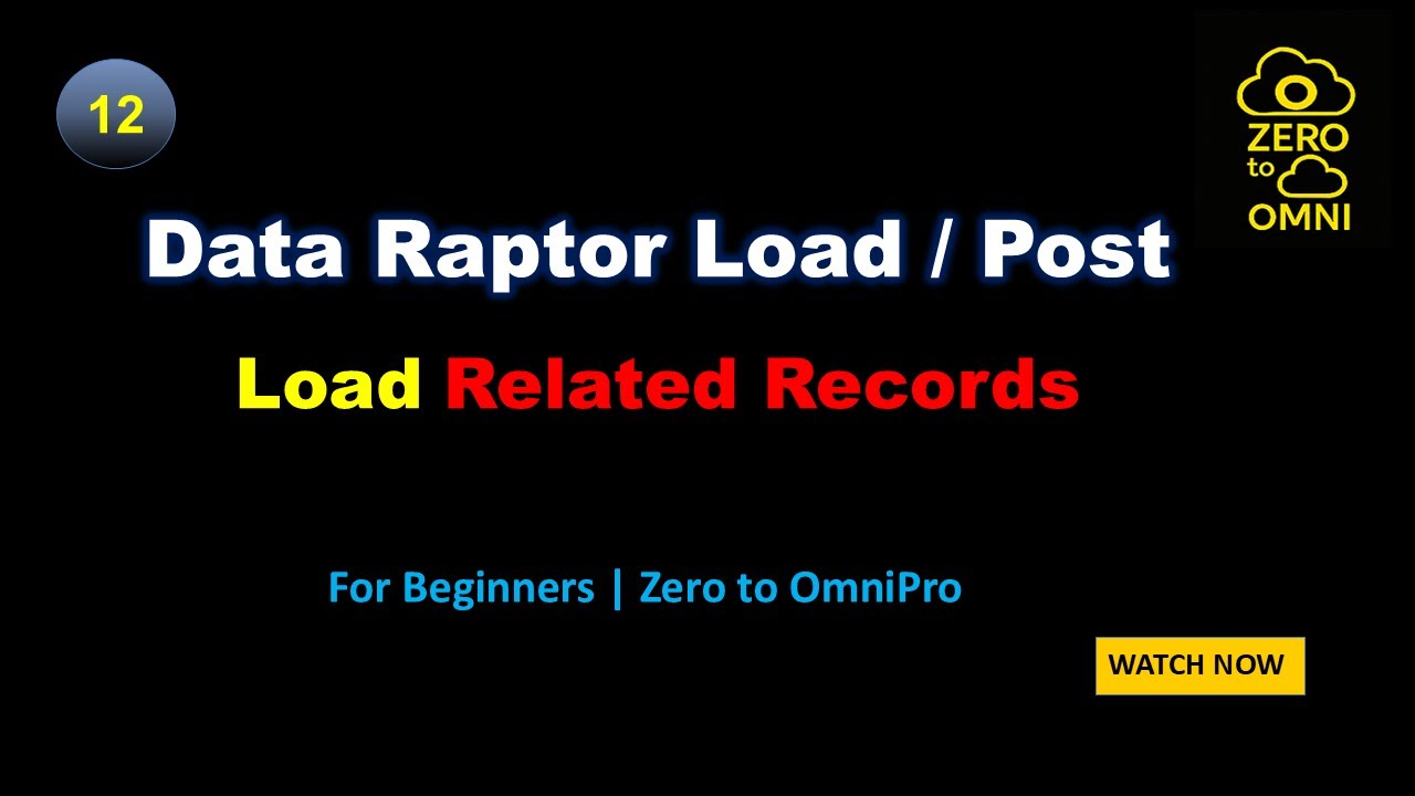12 DataRaptor Load | Insert Contact with Related Account | Salesforce OmniStudio | Add Related Link