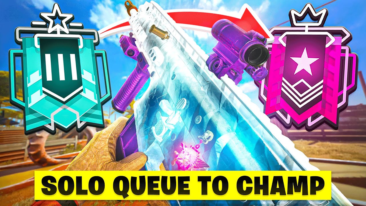 EDUCATIONAL SOLO-Q TO CHAMPION (Console Rainbow Six Siege)
