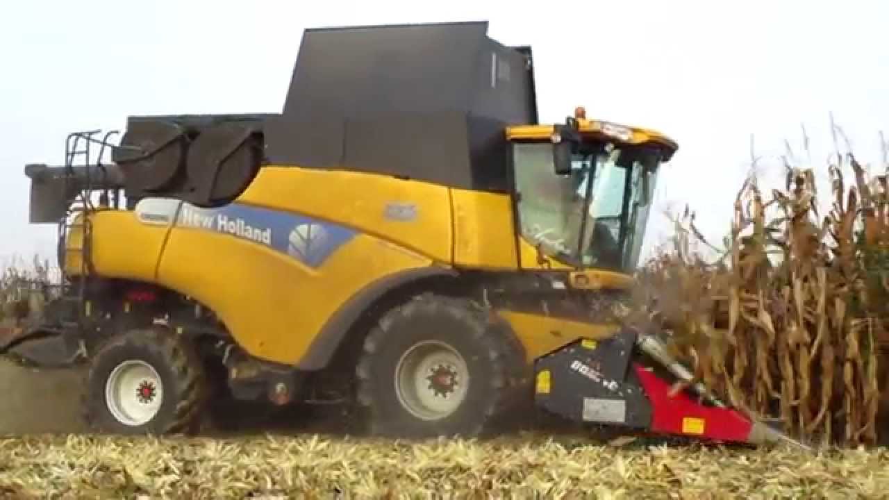 New Holland CR 9090 Elevation - Mais 2014 by F.lli Rosina [Go Pro]