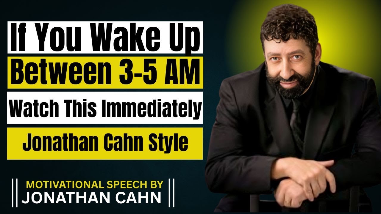 If You Wake Up Between 3–5 AM, Watch This Immediately | Jonathan Cahn Style ! By Jonathan Cahn