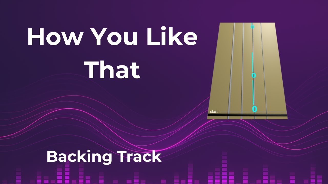 HOW YOU LIKE THAT 💥 — BLACKPINK Violin Tutorial | Animated Violin TAB & Play-Along Backing Track