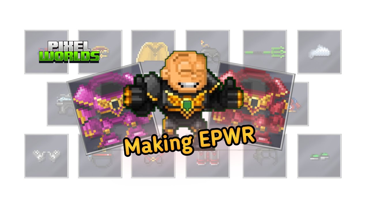 Making Epic PWR Suit! Great Suit from Superhero's Quest | Pixel Worlds