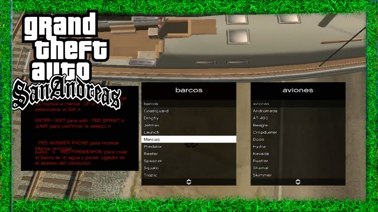Descargar e instalar el selector de autos gta san andreas  -  Mod Selector de autos - Car Spawner
