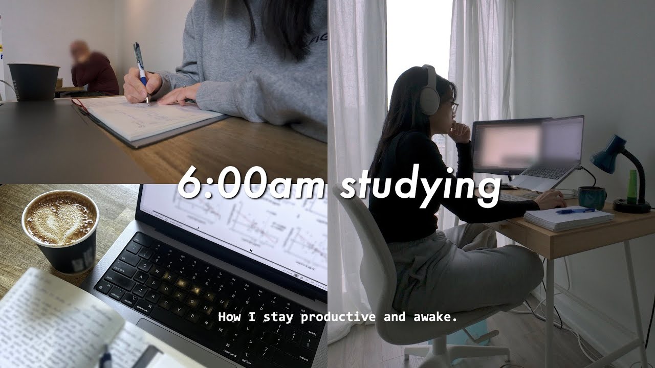 6AM Productive Mornings ☀️🍵 | early studying and research, morning routine, days in my life