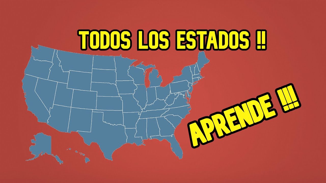 &iquest;Cu&aacute;les son? los 50 ESTADOS de Estados Unidos y sus ciudades capitales 🇺🇸🇺🇸🌎