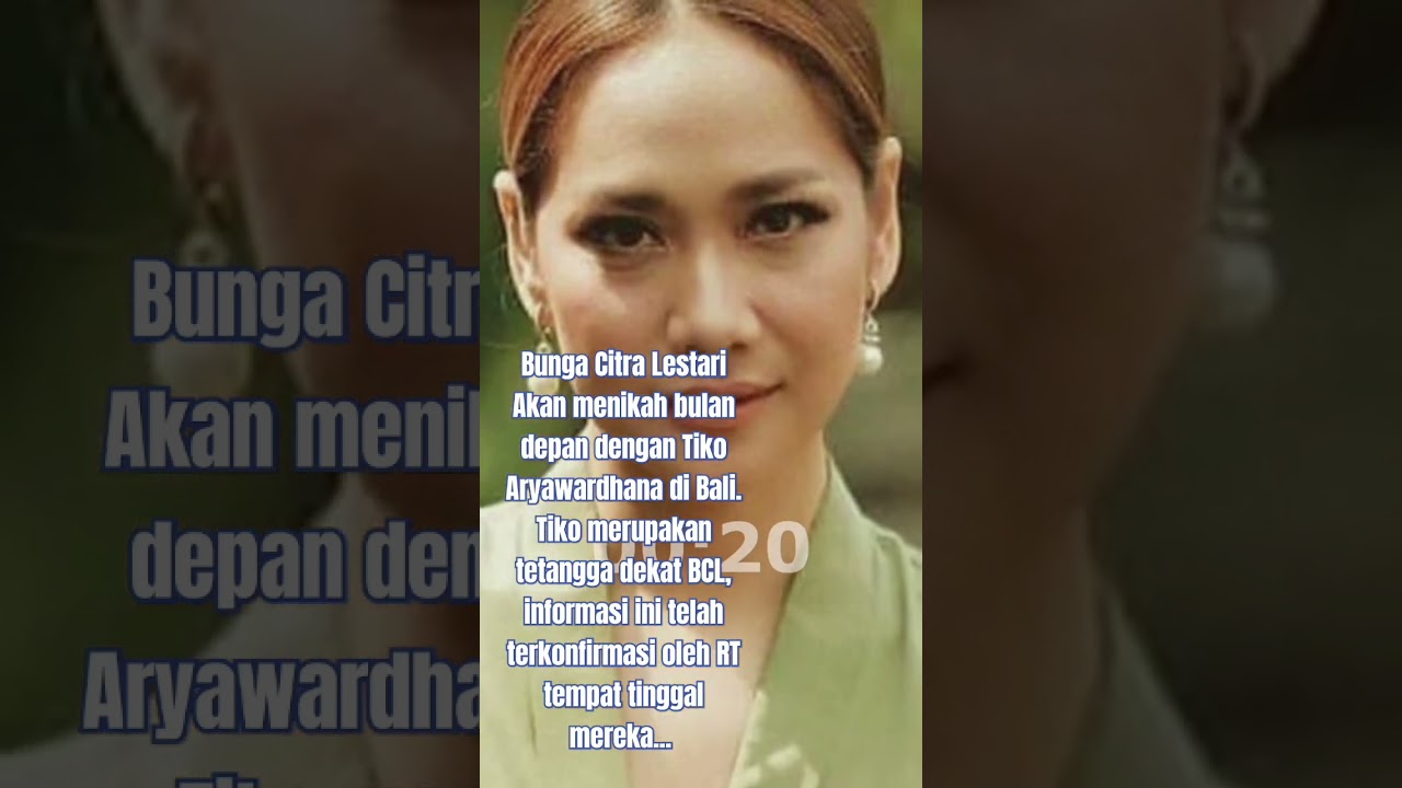 BCL siap lepas status janda & bakal nikah di Bali !! #bungacitralestari #tikoaryawardhana #shorts