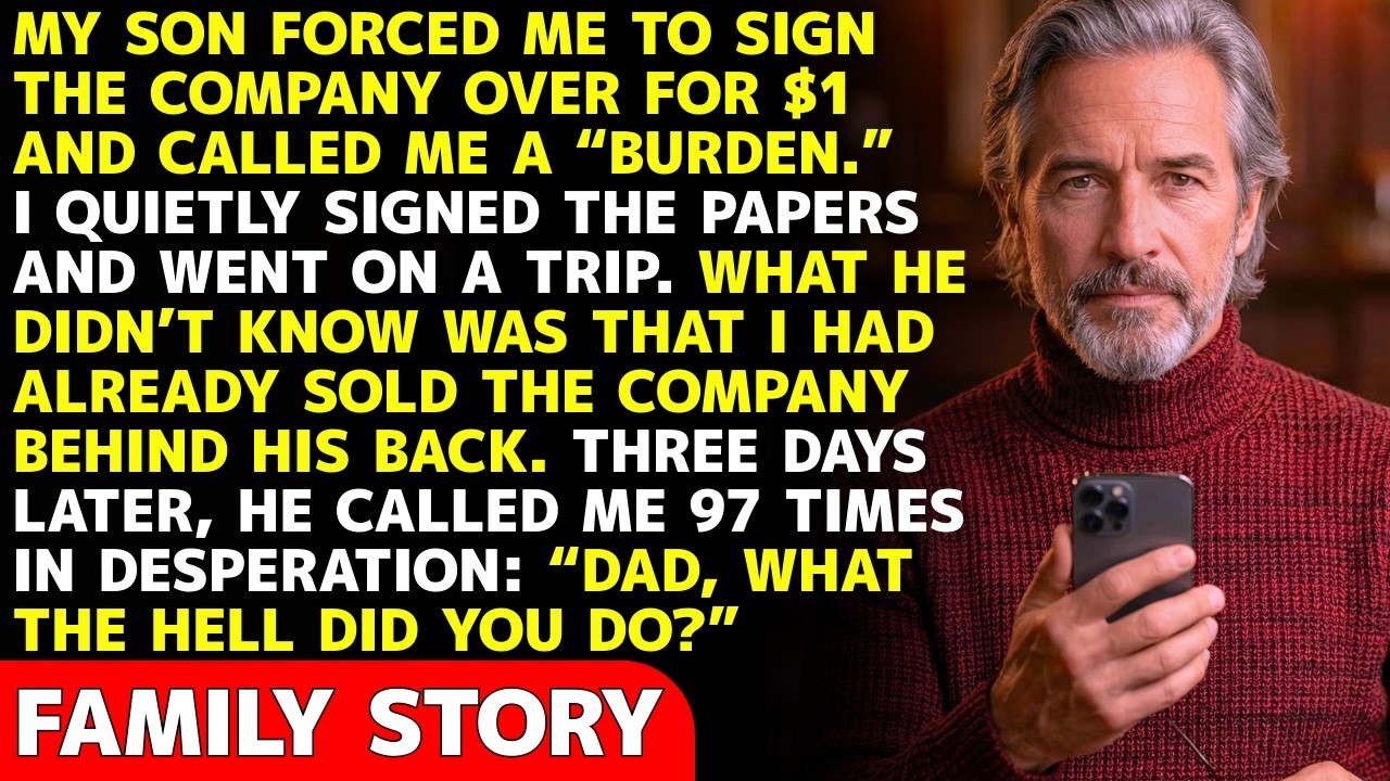 My Son Called Me A “Burden” And Forced Me To Sell My Company For $1… 3 Days Later, 97 Missed Calls