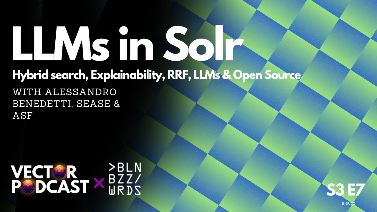 Berlin Buzzwords 2024 - Alessandro Benedetti - LLMs in Solr