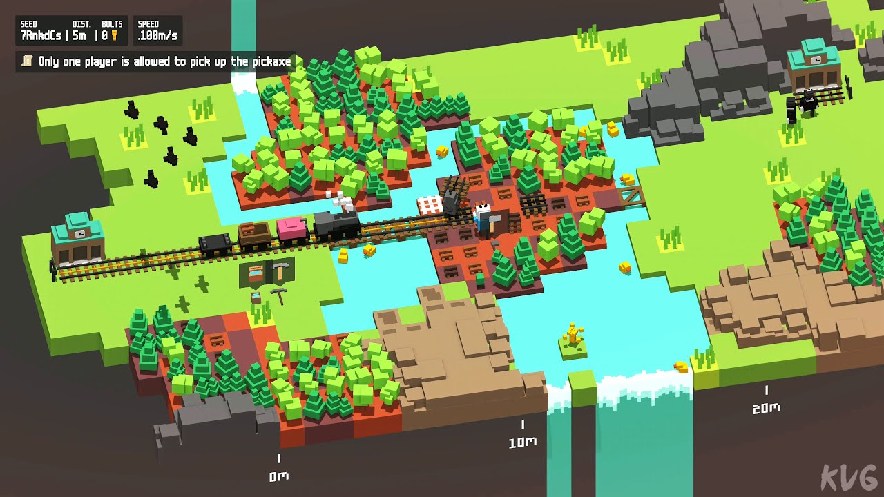 Unrailed! Gameplay (PC UHD) [4K60FPS]