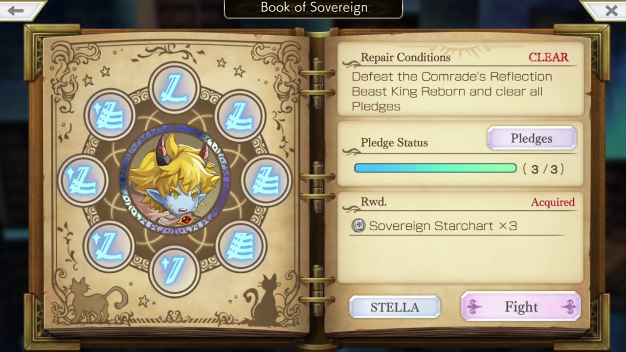 [Another Eden] Book of Sovereign (STELLA) - Free characters