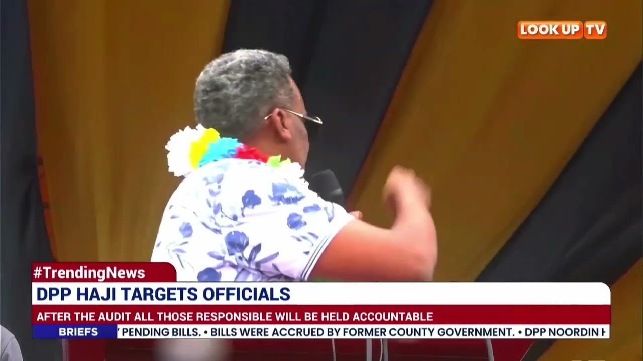 DPP Haji targets corrupt county officials for embezzling funds