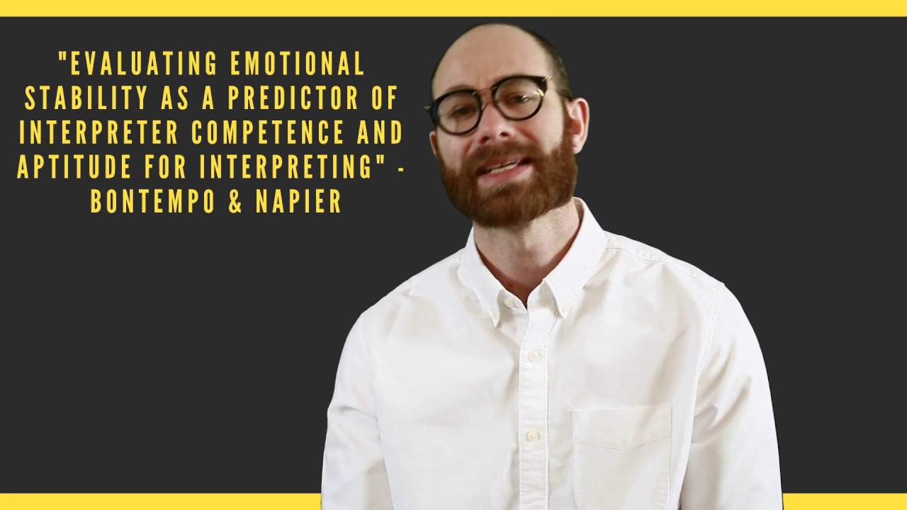 Research Bite: Aptitude in Interpreting [English]