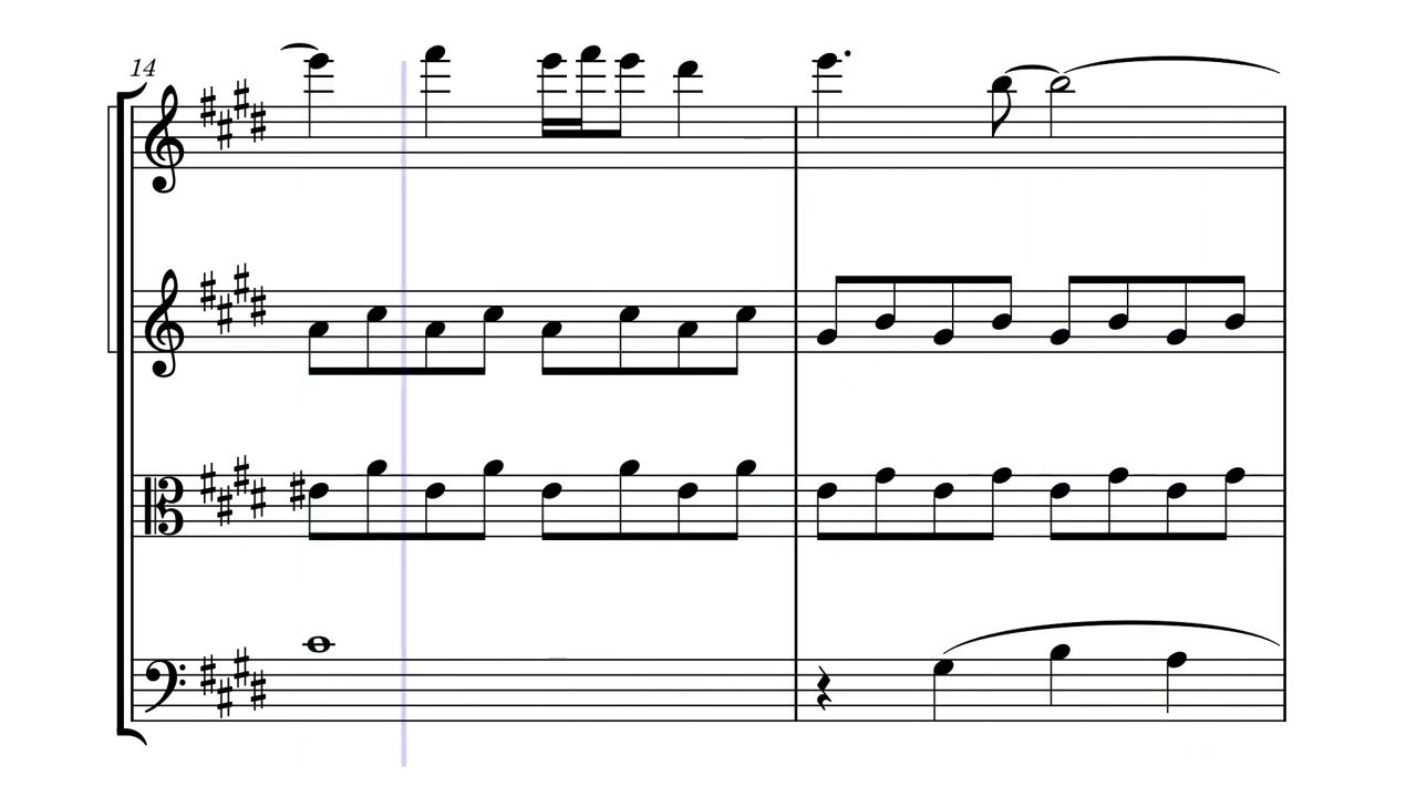 String Quartet ( Musescore 4 )