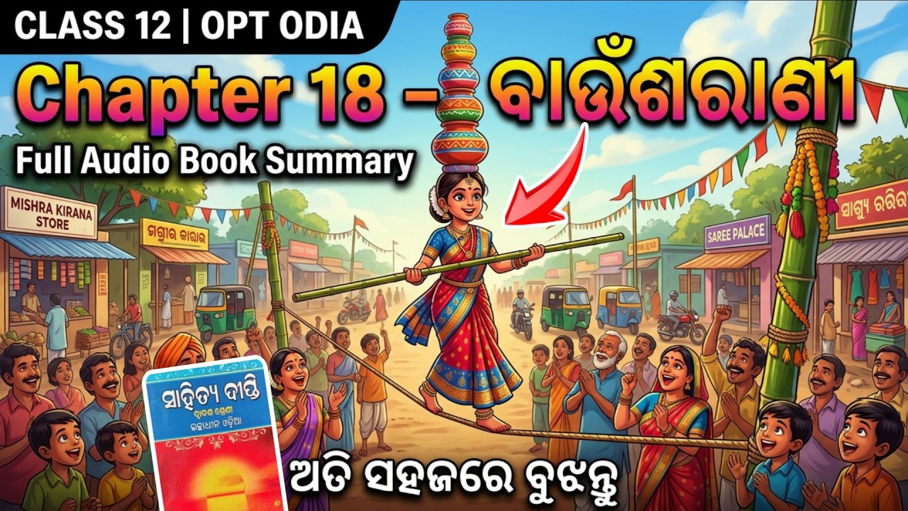 +2 2nd Year OPT Odia | ବାଉଁଶରାଣୀ Story Summary & Explained in Easy Odia | Chapter 18 । One Shot
