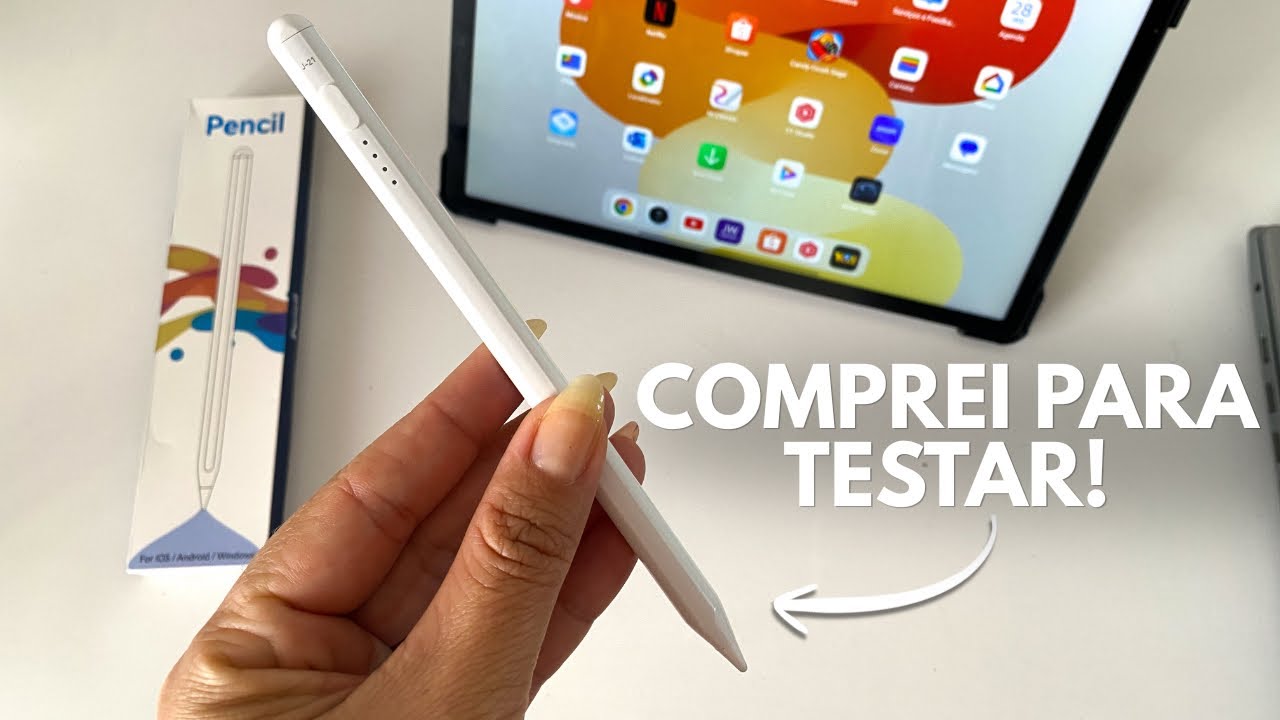 CANETA TOUCH da Shopee FUNCIONA MESMO ! Testei no Redmi Pad, Android e iPhone!