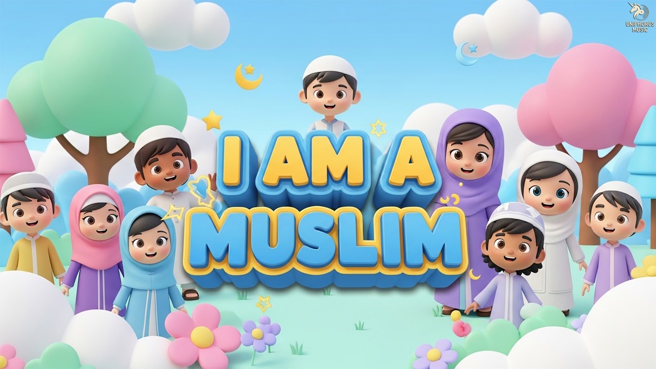 I Am A Muslim | Islamic Kids Song with Lyrics | Beautiful Nasheed for Children @GuidingLightKids