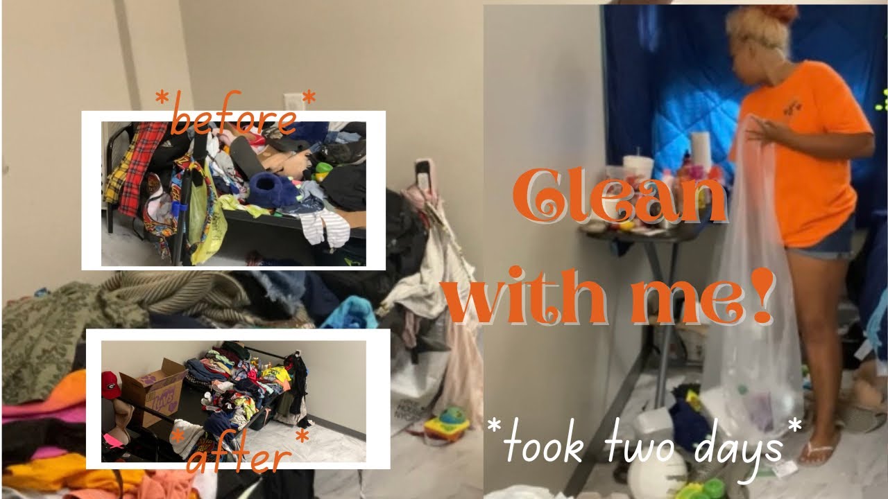 Clean with me as a Teen Mom while living in a Homeless Shelter