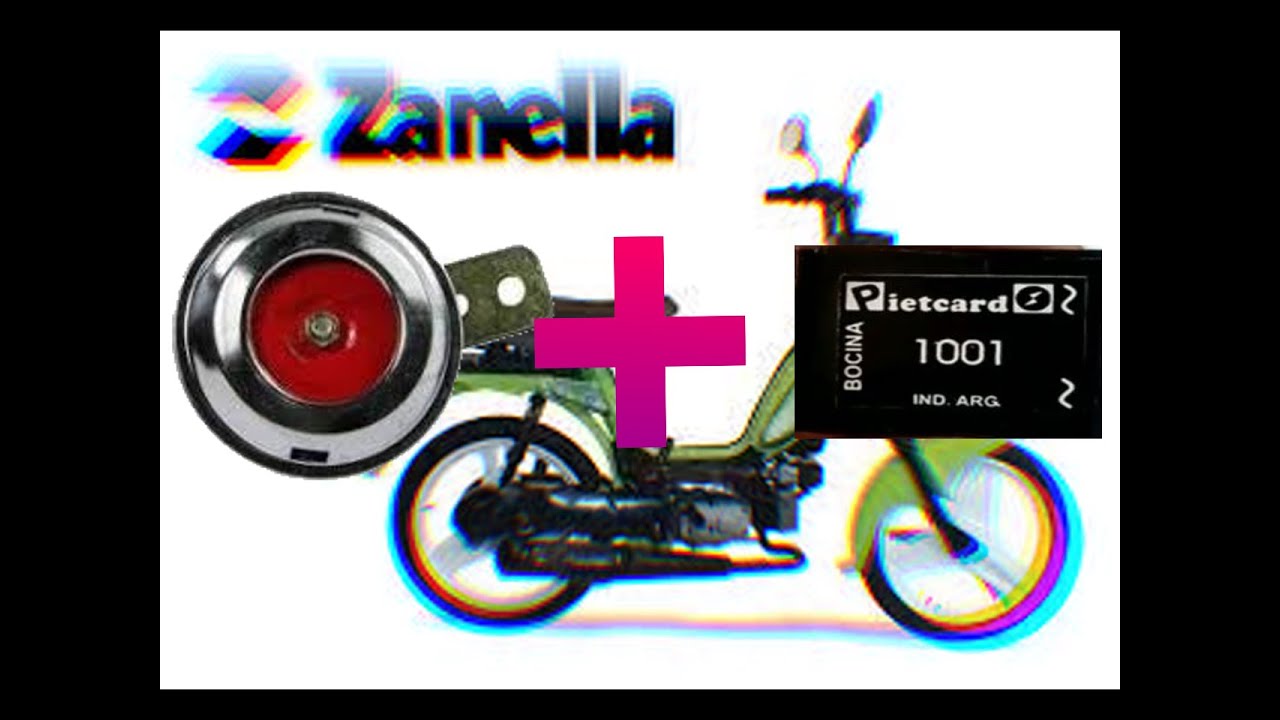 COMO INSTALAR BOCINA 12V A ZANELLA 50CC