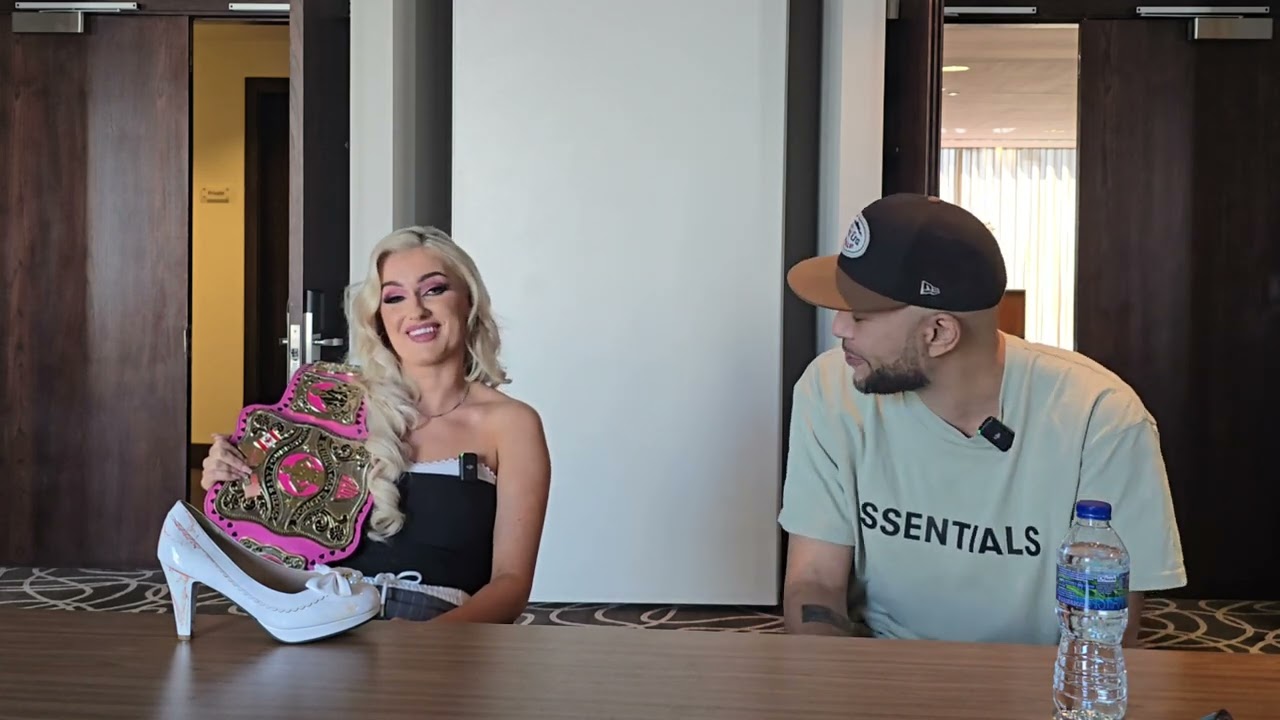 EXCLUSIVE WWE BLAKE MONROE (MARIAH MAY) INTERVIEW: Toni Storm, The Shoe + More!