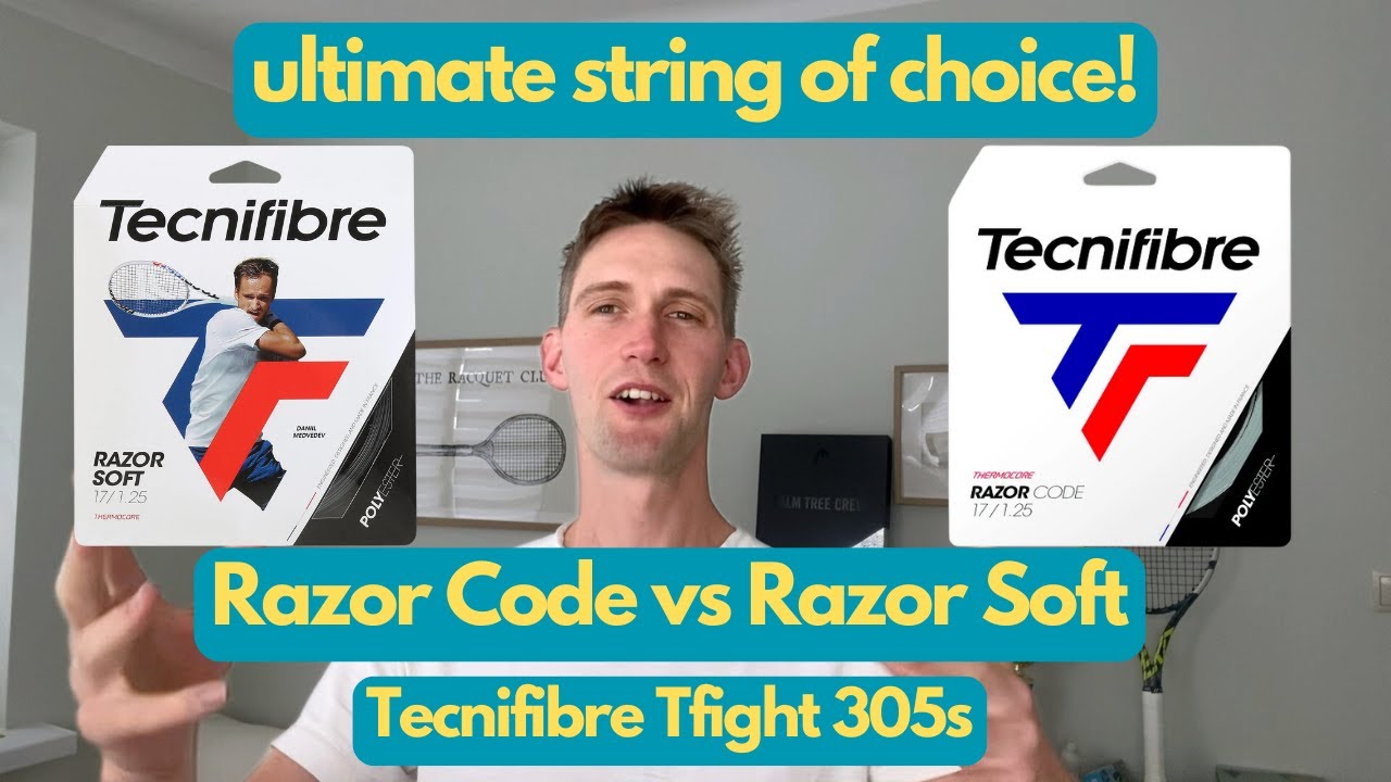 Tecnifibre Razor Code vs Razor Soft (ultimate string of choice - Tfight 305s)