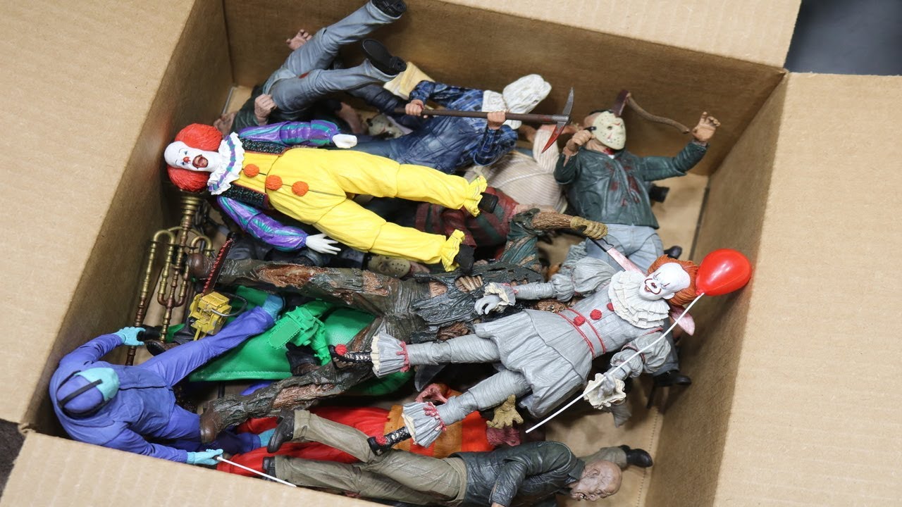 MASSIVE BOX FULL OF HORROR ACTION FIGURES!