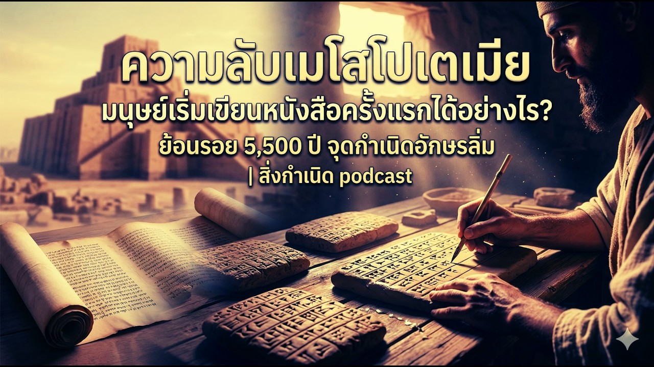 เมโสโปเตเมีย: มนุษย์เริ่มเขียนหนังสือครั้งแรกได้อย่างไร? ย้อนรอย 5,500 ปี จุดกำเนิดอักษรเปลี่ยนโลก