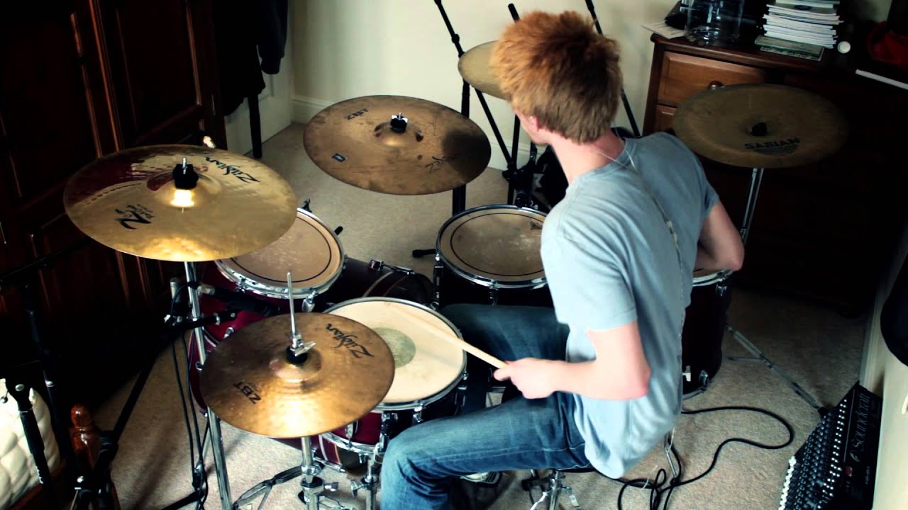 Uprising - MUSE Drum Cover (with Mics)